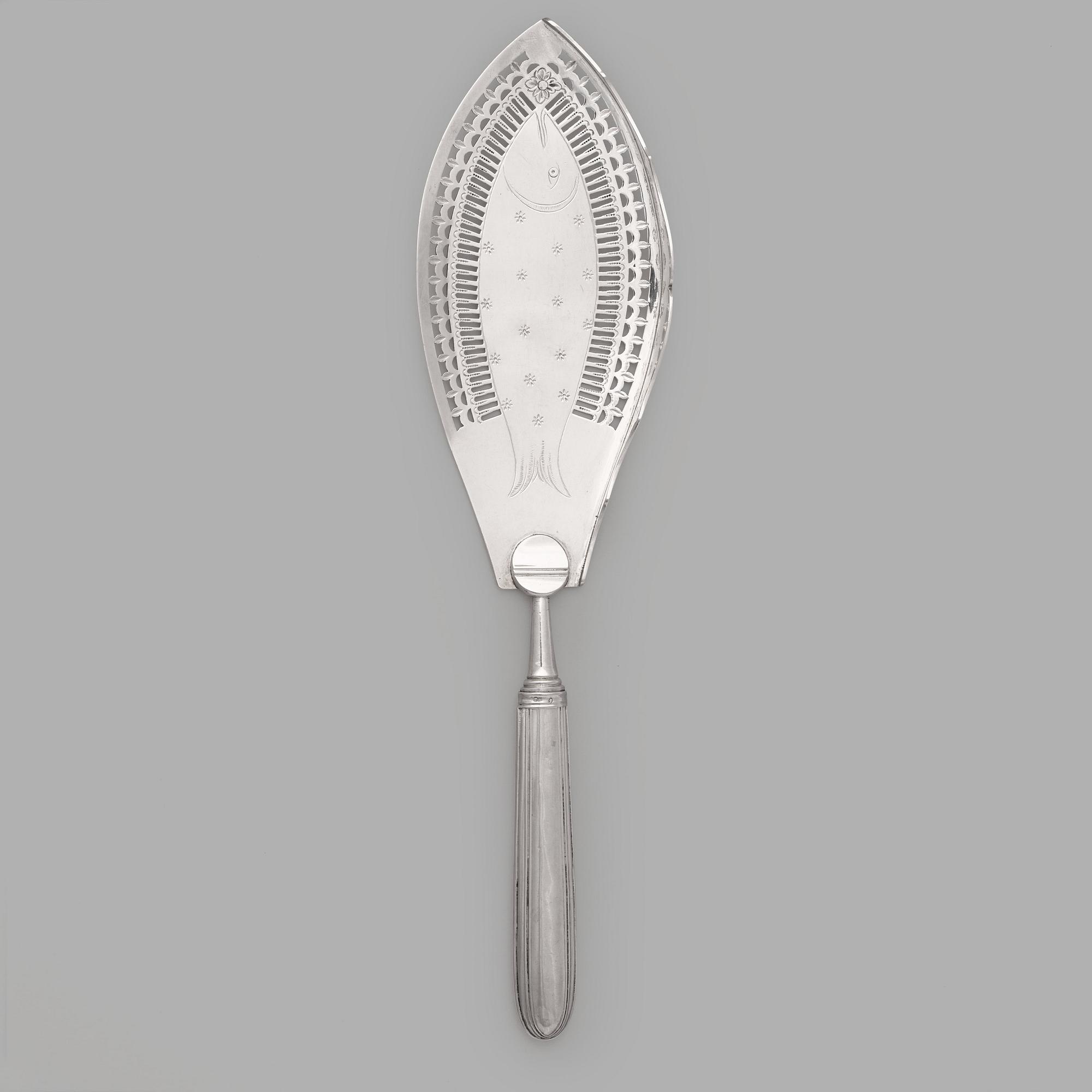 Pehr Zethelius, fiskspade, Stockholm 1809. Empire.