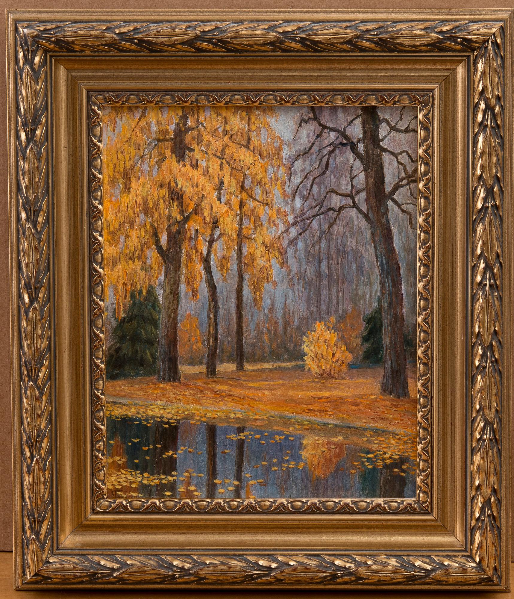 Michail Markianovic Germasev, FALL LANDSCAPE. ГЕРМАШЕВ, МИХАИЛ МАРКИАНОВИЧ (1867-1930)
ОСЕННИЙ ПЕЙЗАЖ.