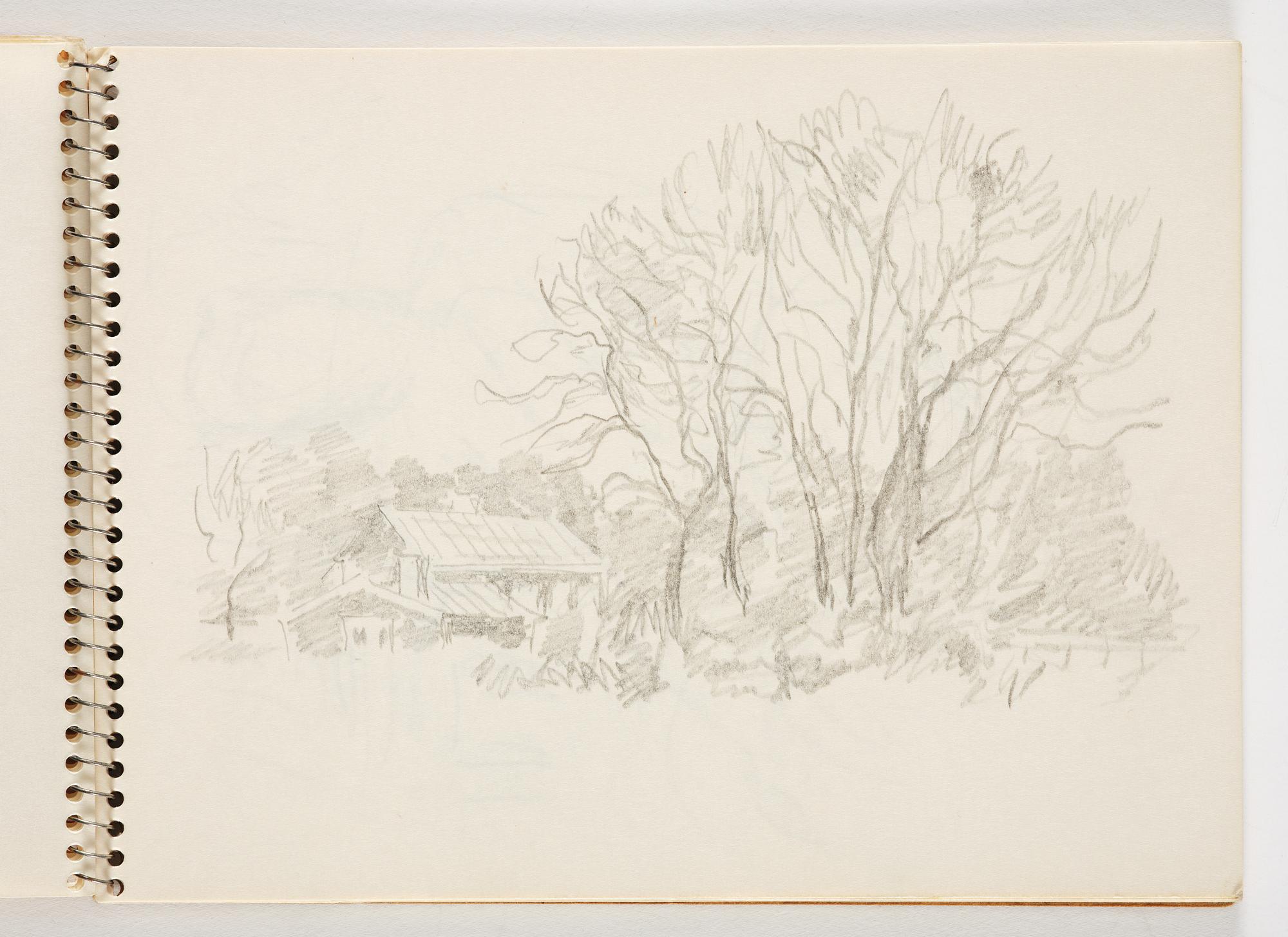 Lotte Laserstein, 4 skissböcker med blyertsteckningar.