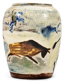 1129. A Gunnar Theander earthenware vase, 1919.
