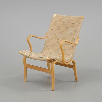 KARMSTOL. "Eva" design Bruno Mathsson, Firma Karl Mathsson. Daterad 1977.