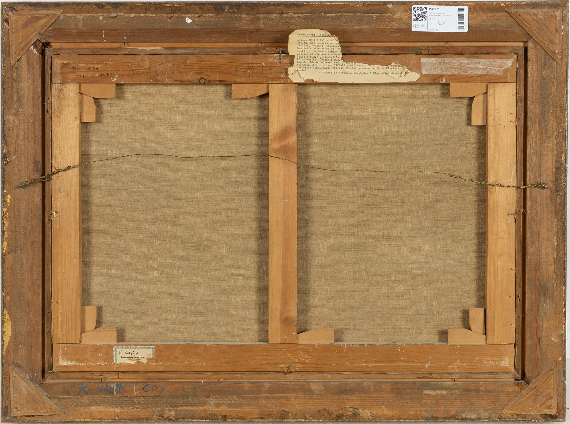 Anshelm Schultzberg, "Bondgård i Leksandstrakten".