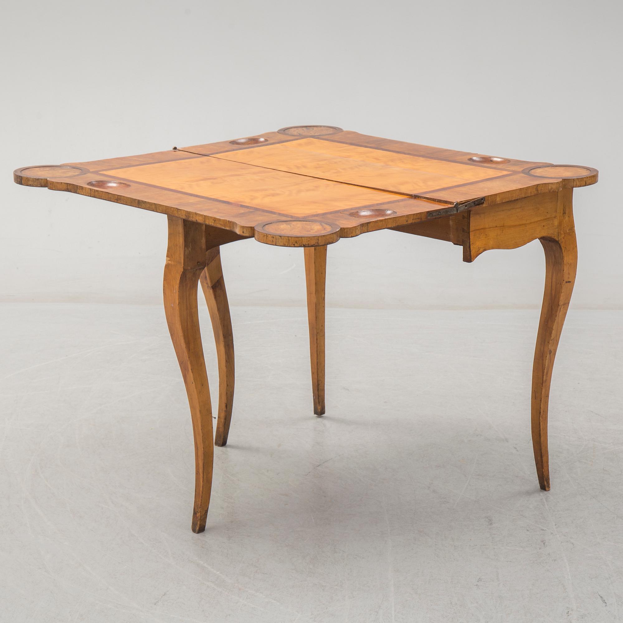 SPELBORD, rokoko, 1700-tal.