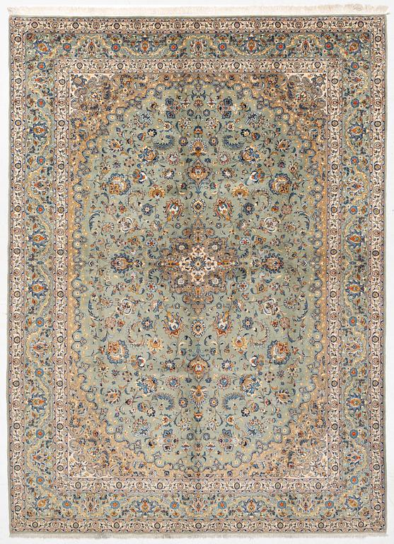 Carpet, Keshan, approx. 440 x 320 cm.