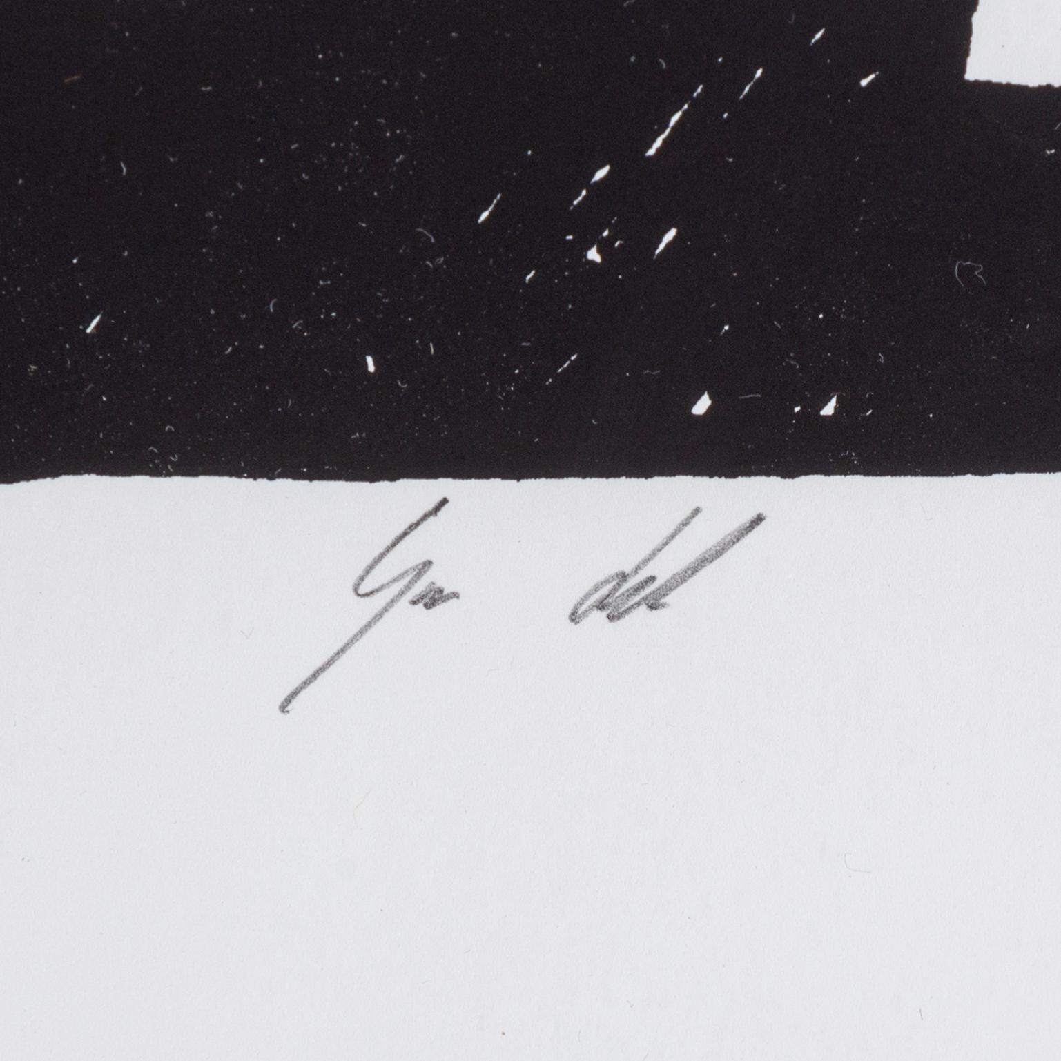 GUNNAR LUNDKVIST, silk screen, signed in pencil.