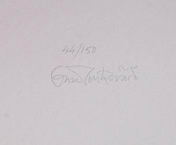 OSCAR REUTERSVÄRD, 3 st, färglitografier, Signerade och numrerade.