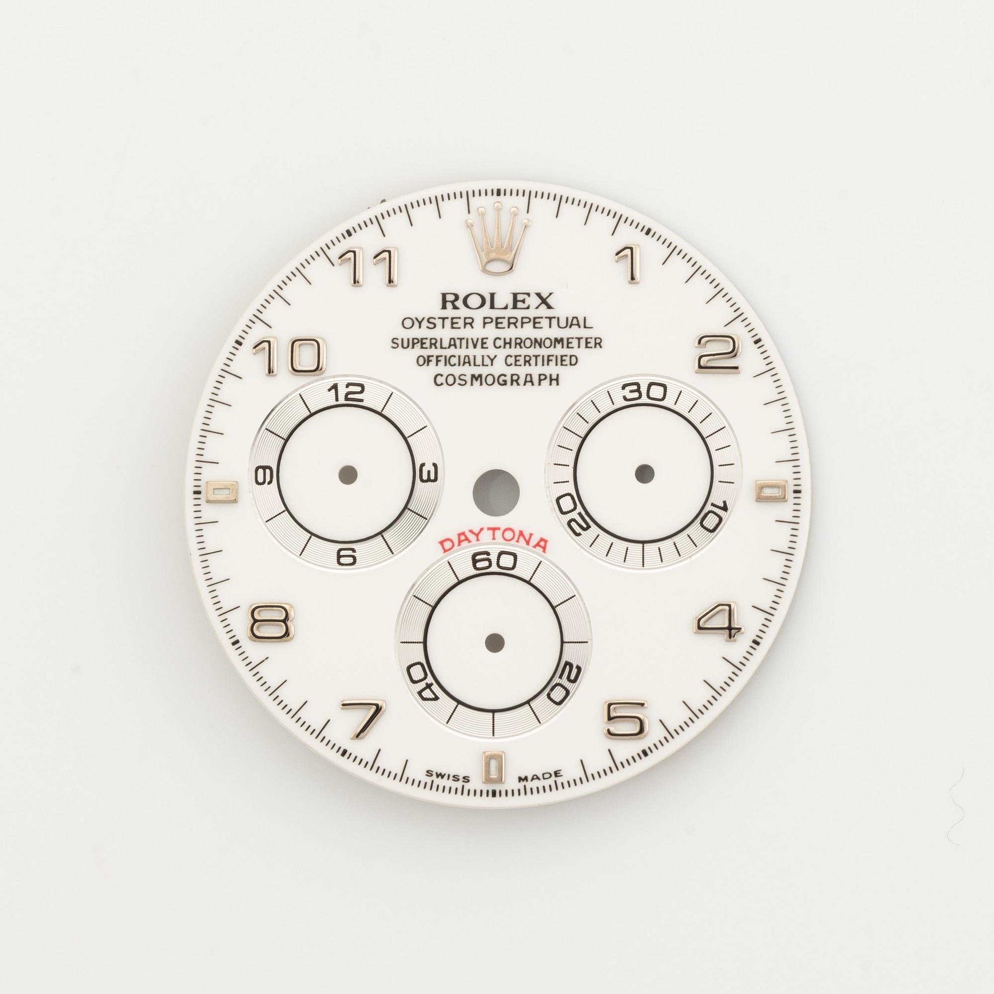 Rolex, Cosmograph, Daytona, dial.