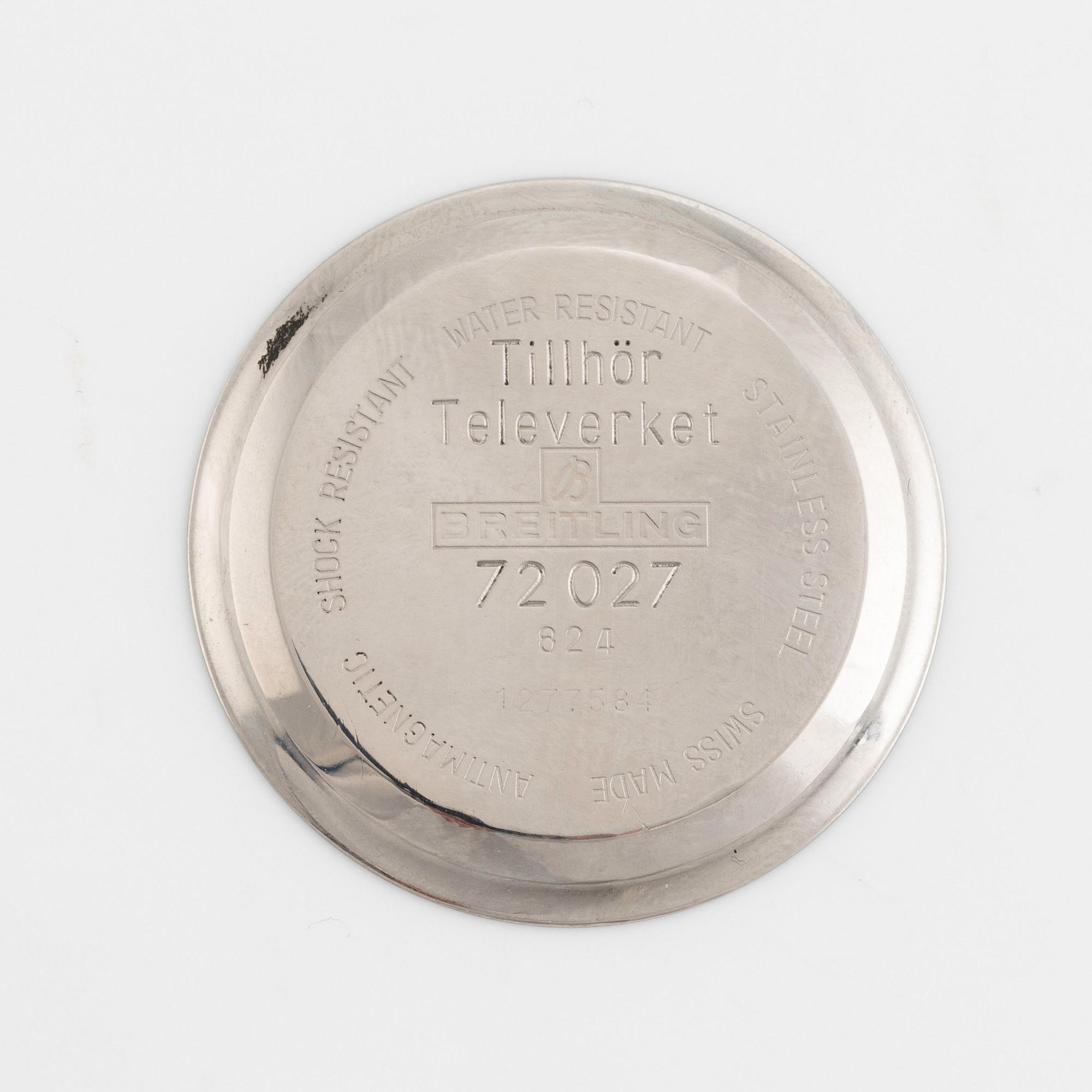 Breitling, Top Time, "Kronometer Stockholm", kronograf, ca 1970.