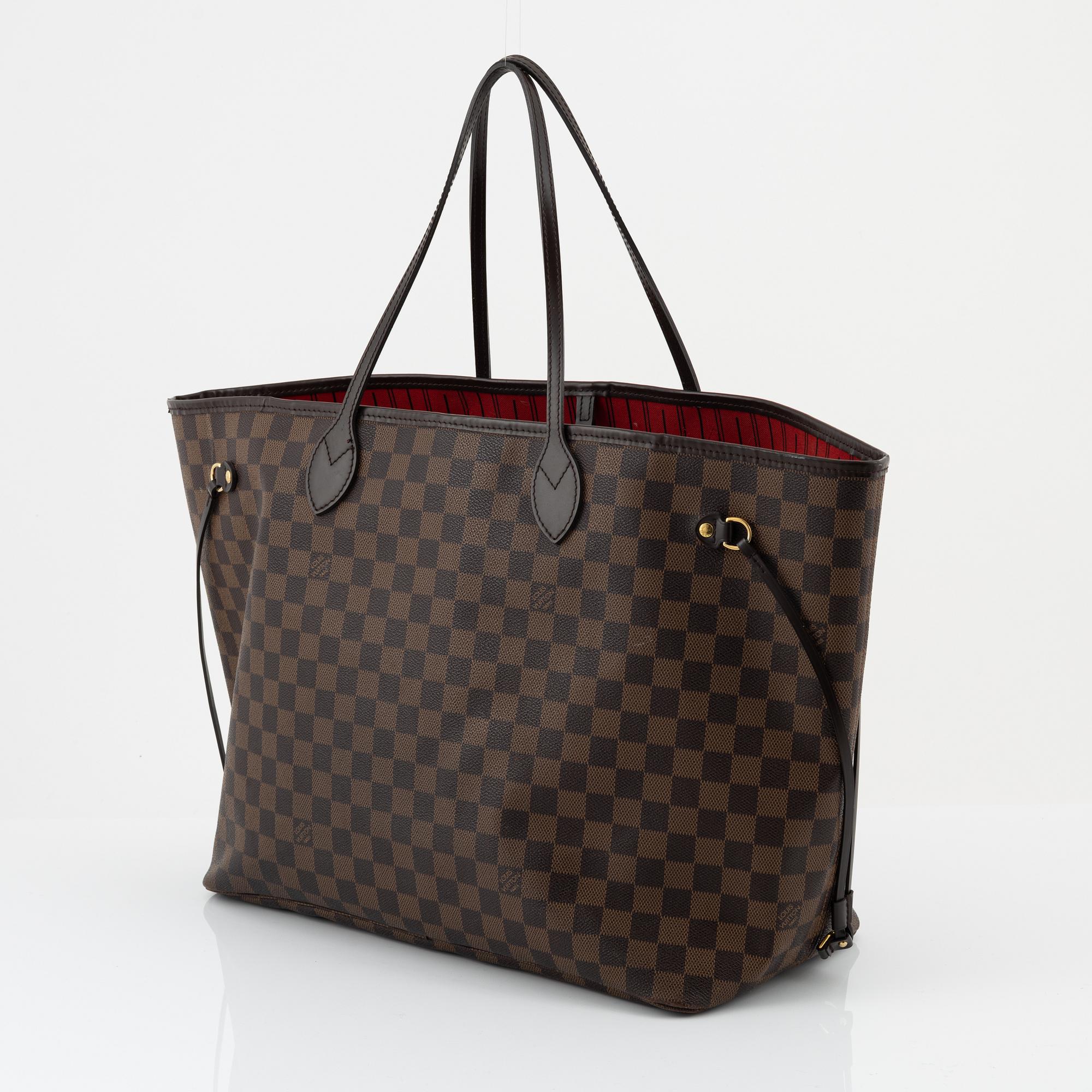 Louis Vuitton A Damier Ebene Neverfull GM 2013. Bukowskis