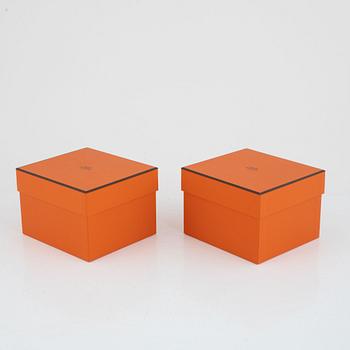Hermès, muggar, 2 st, "H Deco Mug".