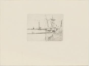 AXEL FRIDELL, 5 st, torrnål, 1900-tal.