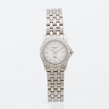 WRISTWATCH, RAYMOND WEIL, Tango collection, stainless steel w 8/8 cut diamonds approximately 0,37 ct, 25 mm.