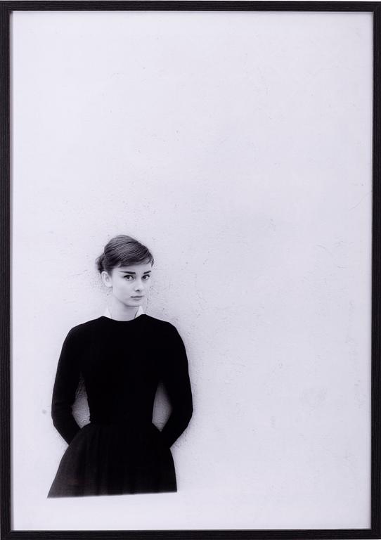 Per-Olow Anderson, "Audrey Hepburn photographed on the set for War and Peace, 1955.".