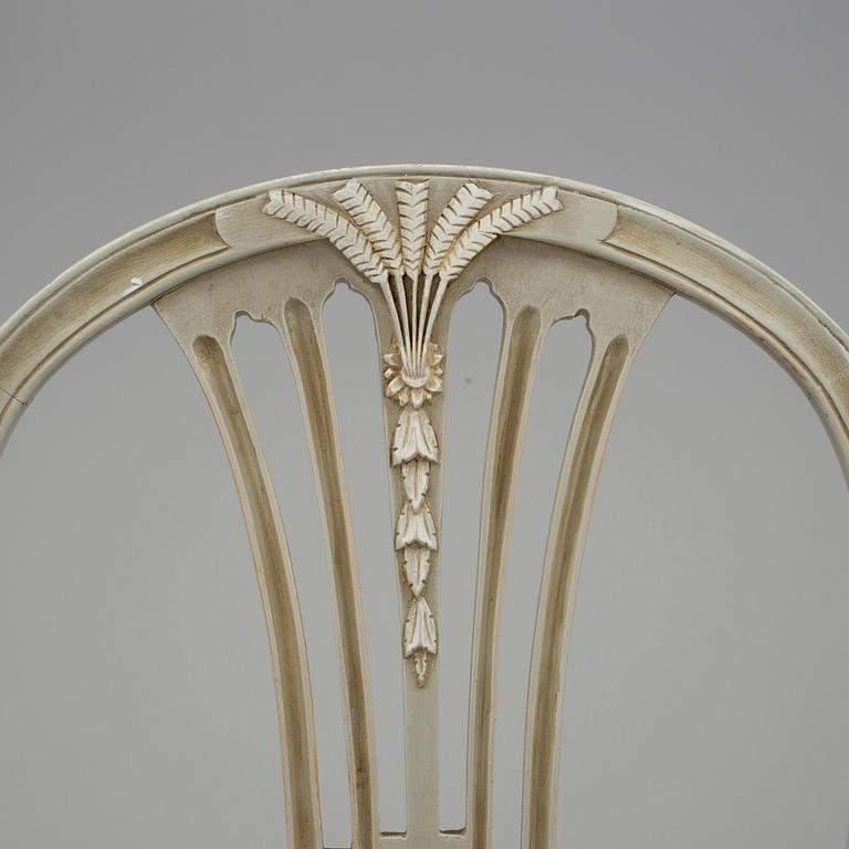 STOLAR, 10 st, gustaviansk stil, 1900-talets mitt.