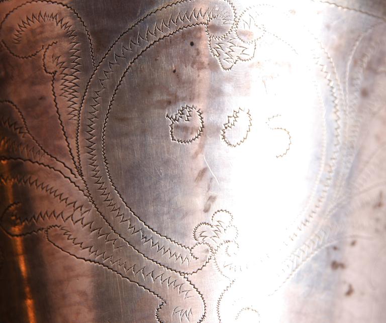 BÄGARE, silver. C.F.Seseman, Arboga 1795. Ca 330 g.