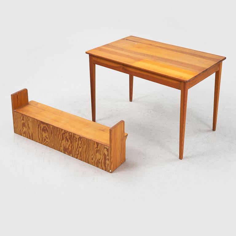 Carl Malmsten, a pine 'Fryklund' desk.