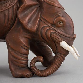 SKULPTUR, lergods, Japan, 1800/1900-tal.