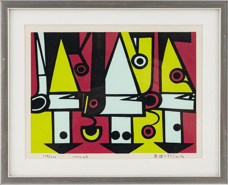 Olle Bærtling, "Intrépidité" . Ur sviten "The Angles of Open Form Infinite Space from Cinètisme to Open Form 1949 - 1968".