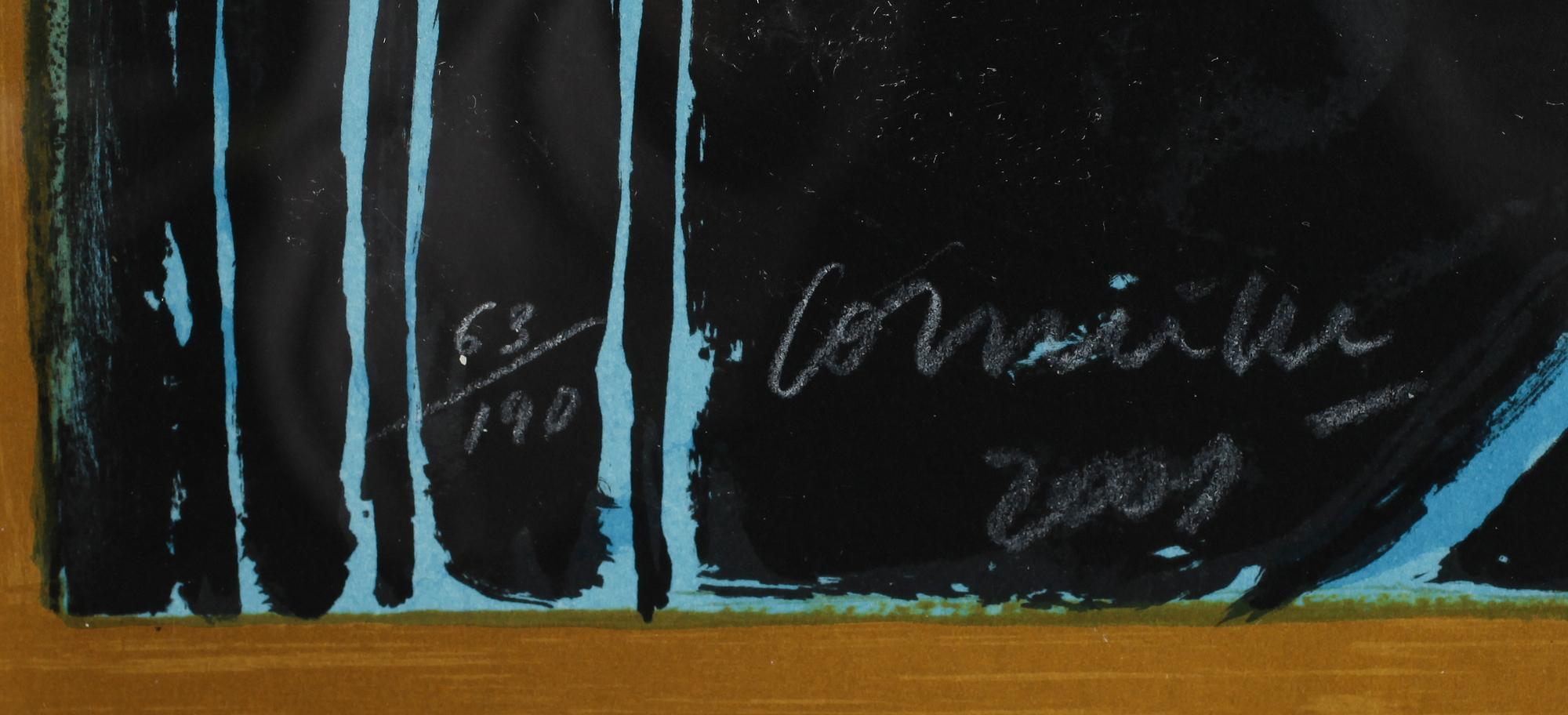 BEVERLOO CORNEILLE, färglitografi, signerad, daterad 2009 och numrerad 63/190.