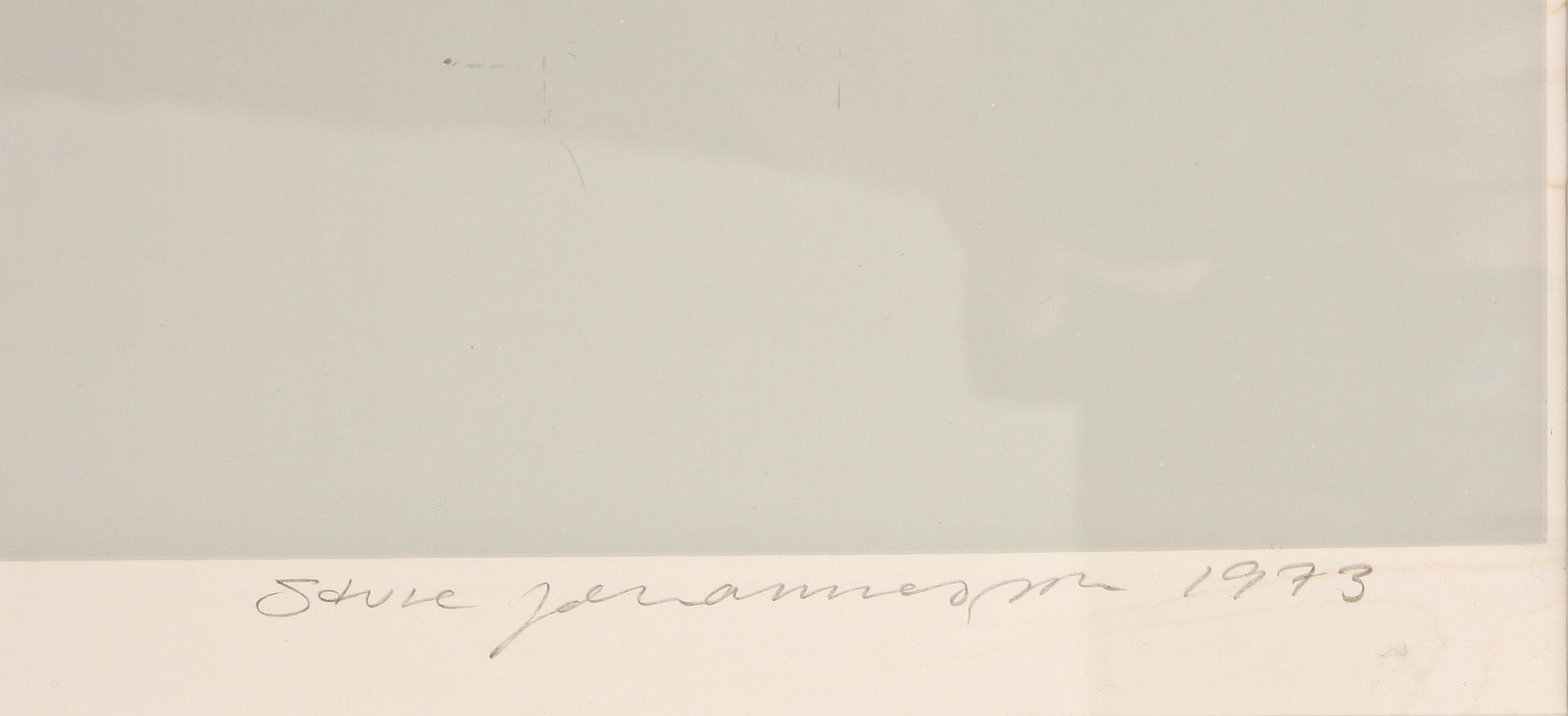 STURE JOHANNESSON, färglitografi, sign o dat 1973, E.A.