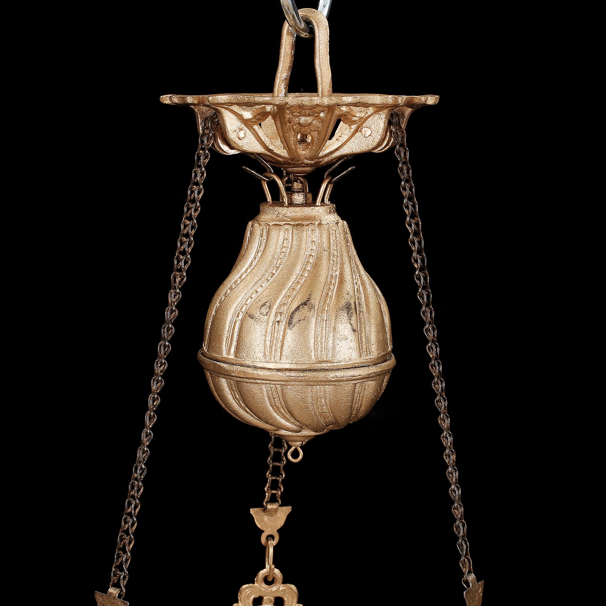KRONA, fotogenlampa. Omkring 1900.
