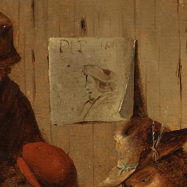 DAVID TENIERS D.Y, after, oil on panel, 19th Century, bears signature.