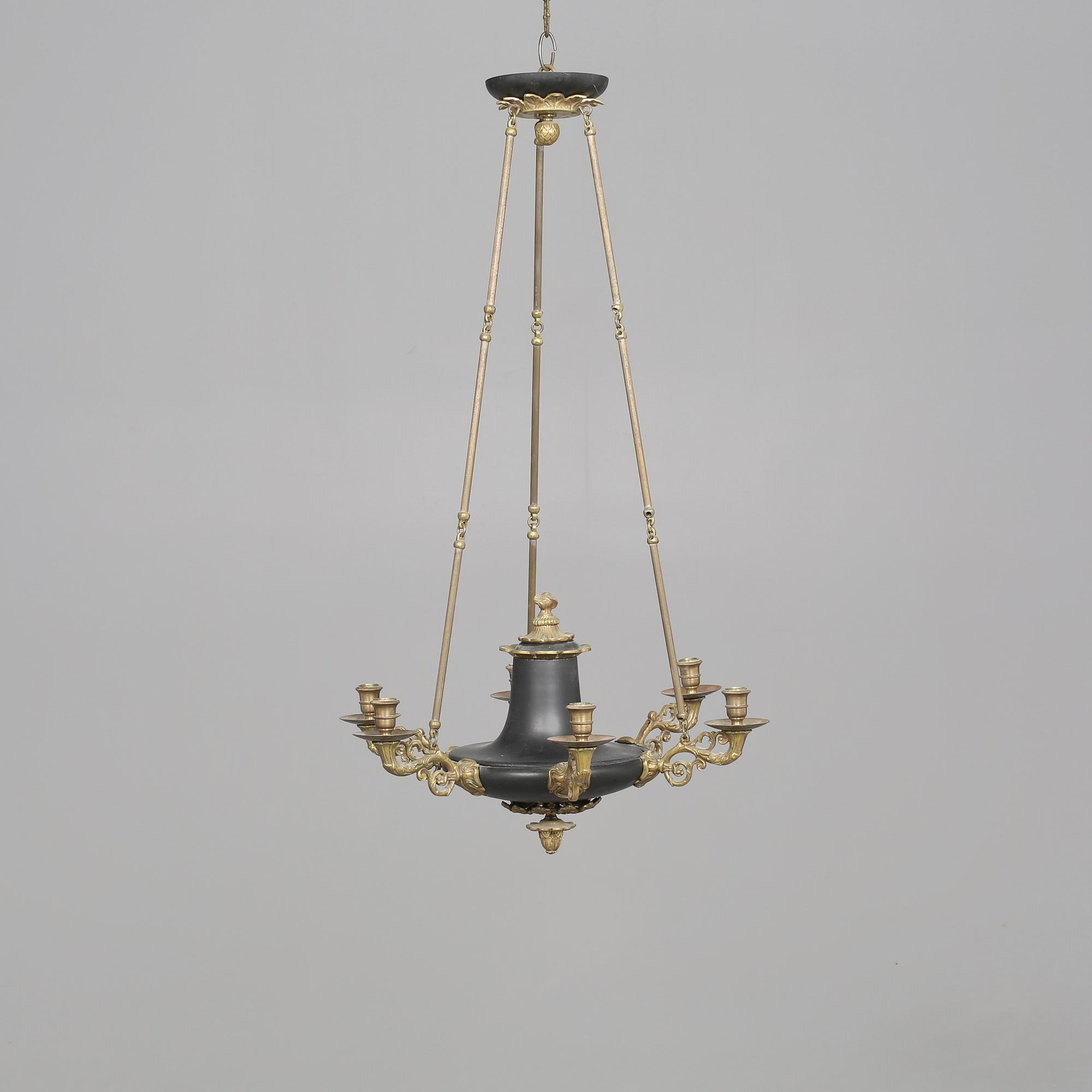 TAKAMPEL, 1800/1900-tal. Höjd ca 80 cm.