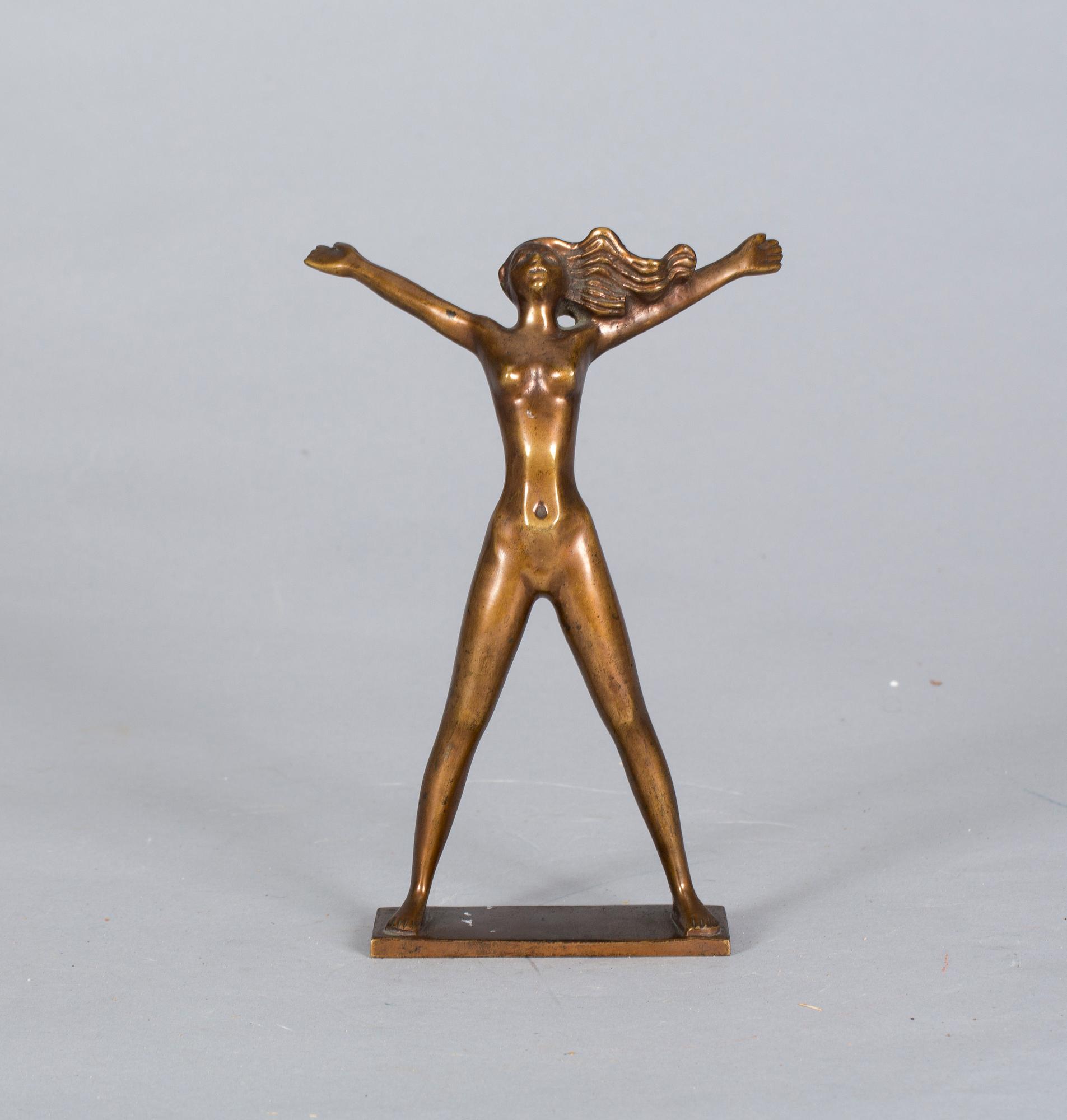 SKULPTUR, brons, Stig Blomberg, ej signerad. 1900-tal.