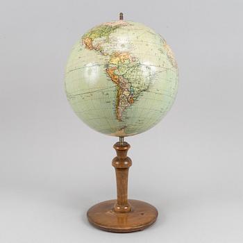 A mid 20th century world globe.