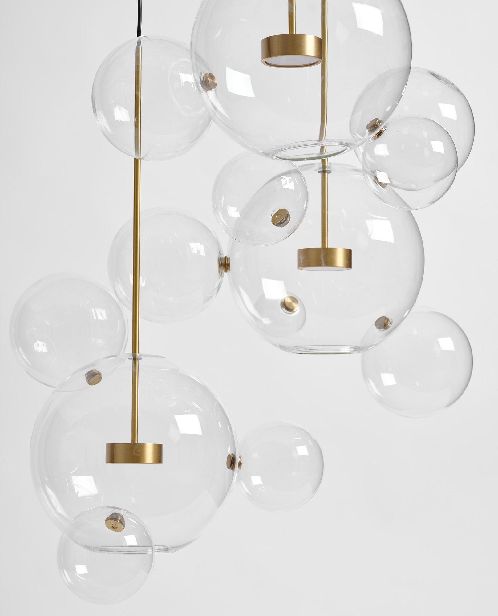 Giopato & Coombes, a "Bolle 14" ceiling lamp, Italy, post 2015.