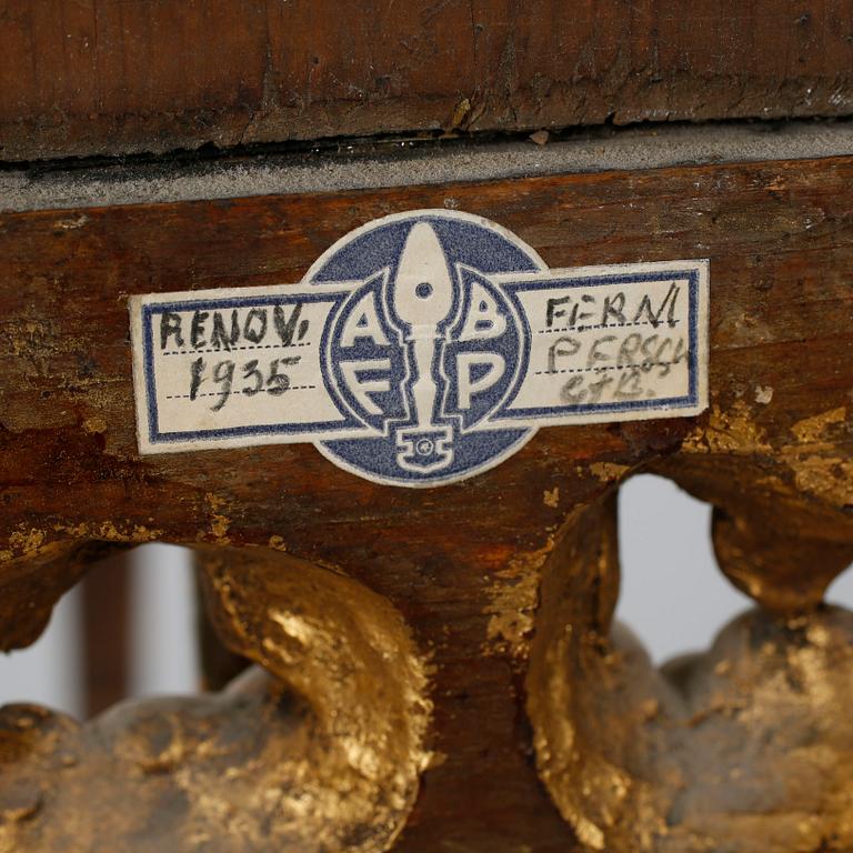 A 18th century mirror.