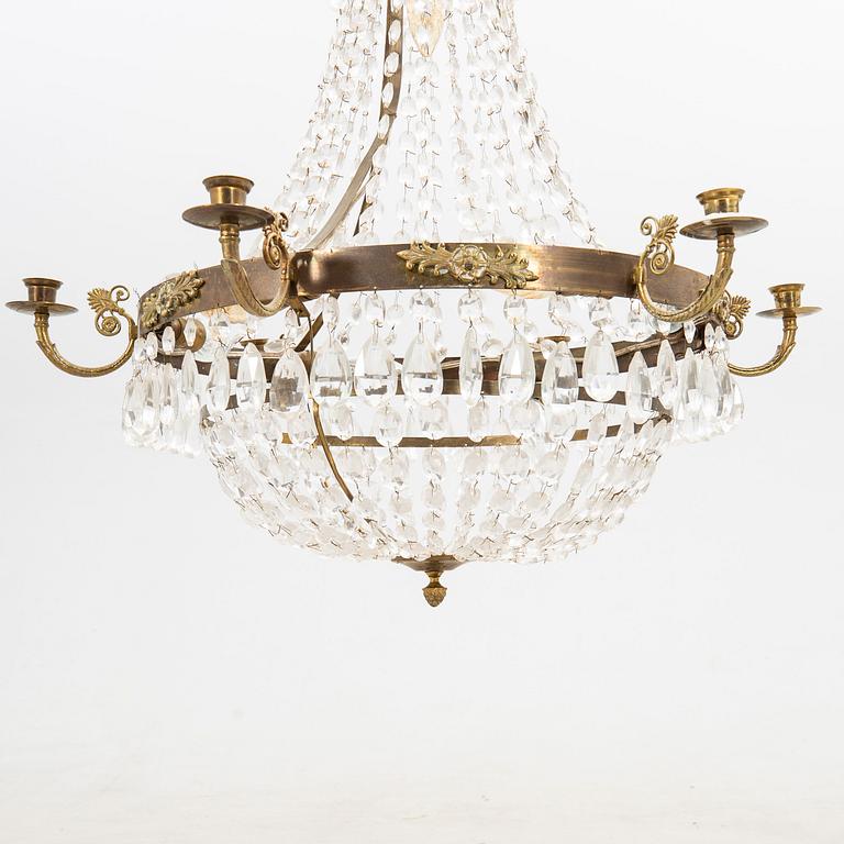 Chandelier, Gustavian style, 20th century.