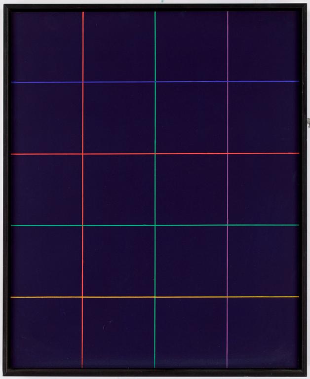 MIKAEL FAGERLUND, vinyl på mdf, signerad daterad 2002 a tergo.