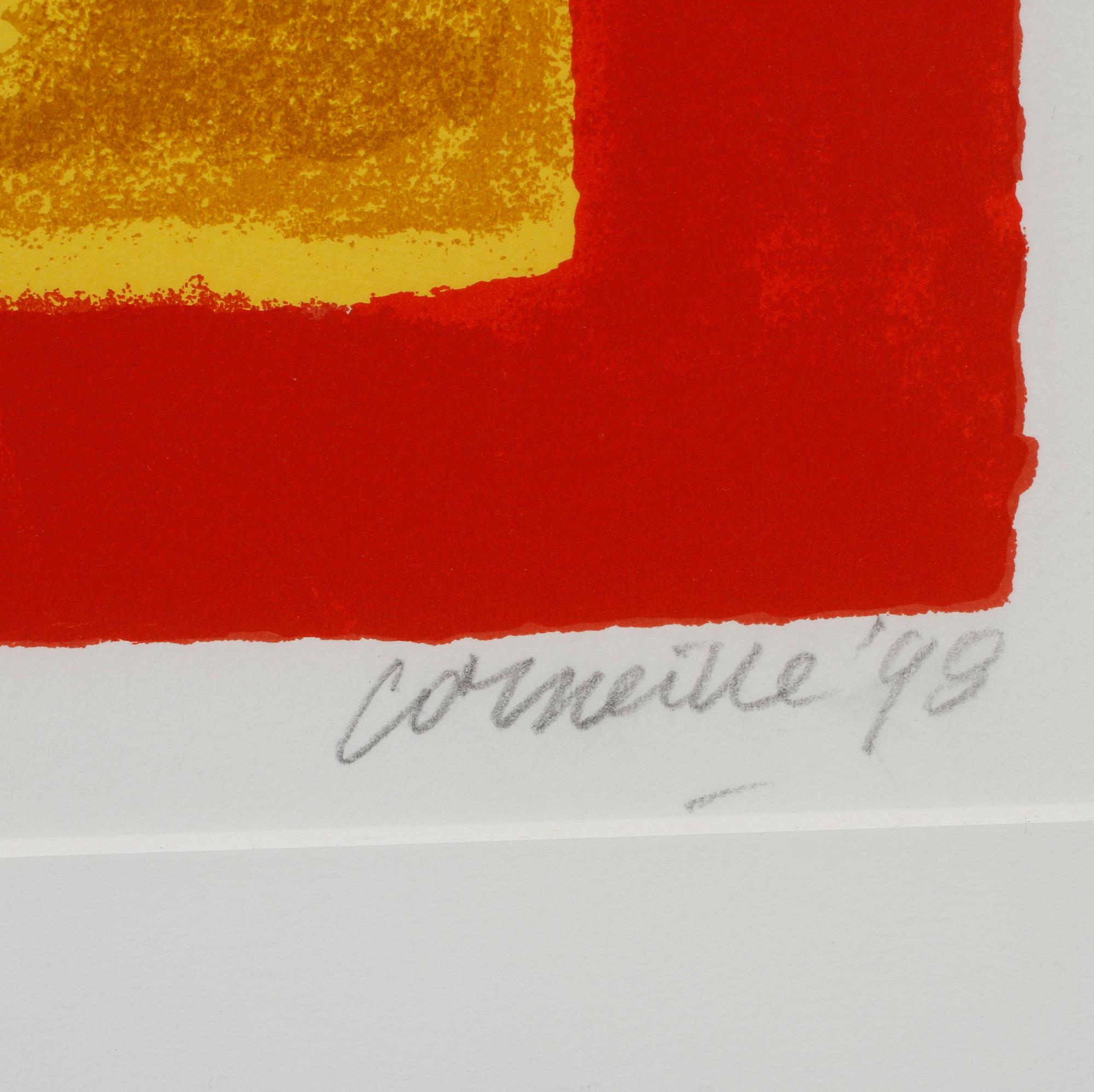 BEVERLOO CORNEILLE, färglitografi, signerad och daterad 98 samt numrerad 67/200.