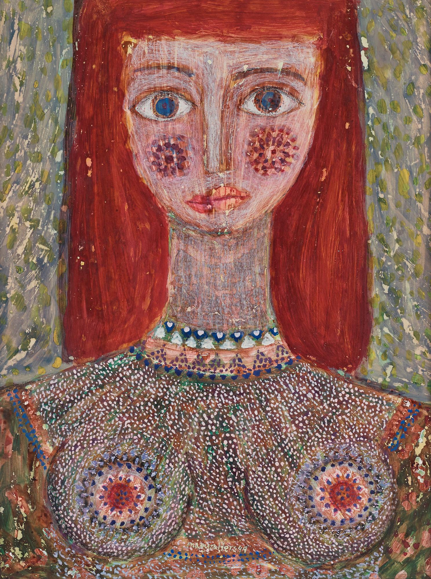 Max Walter Svanberg, Girl with red hair.