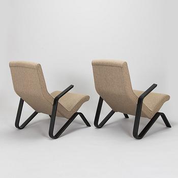 Eero Saarinen,  a pair of 'Grasshopper' armchars manufactured under licens by Tetrimäki Finland 2014.