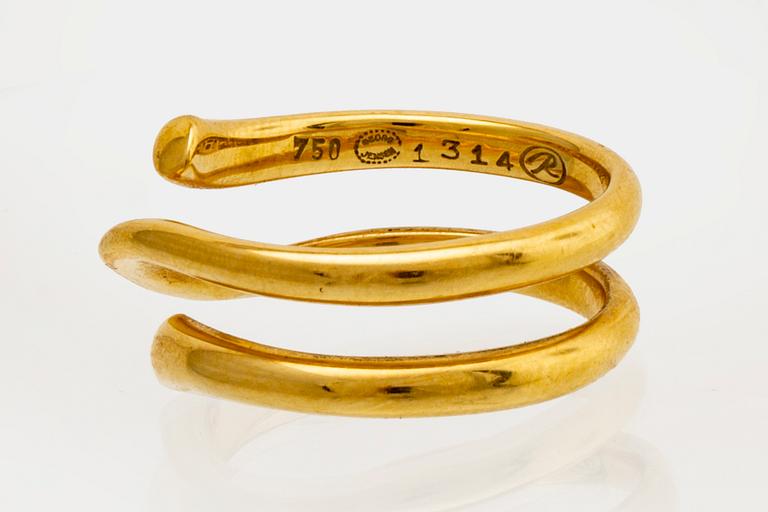 Georg Jensen ring 18K gold, nr 1314.