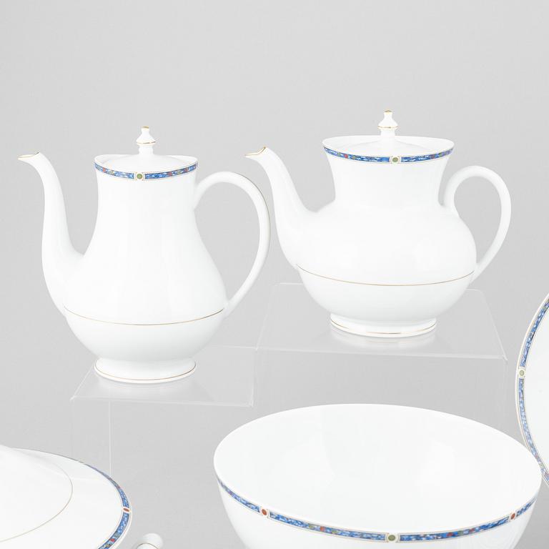 A 78 piece porcelin 'Châtelaine Bleu' dinner service, and 24 piece 'Lazuli, 'Haviland, Limoges, France.