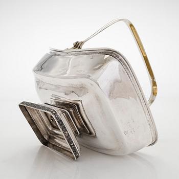 Jacob Wiberg, brödkorg, silver, Moskva 1836.