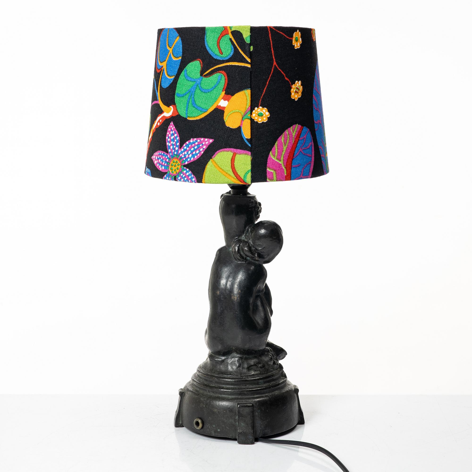 Axel Gute, bordslampa, Herman Bergman.