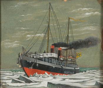 A. KLER, "Murtaja", gouache, signed A. Kler 96, Russia.