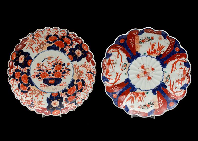 FAT, 3 st olika, porslin, Kina 1800/1900-tal.