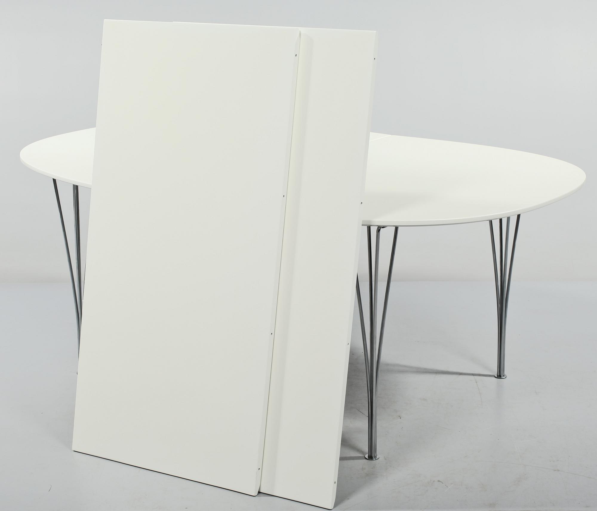 MATBORD, "Superellips", Bruno Mathsson och Piet Hein, Fritz Hansen, Danmark, 1900-talets andra hälft.