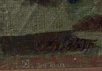 Nisse Zetterberg, "Stilleben med röda blommor".