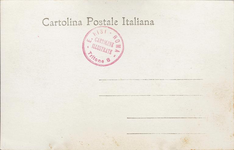 FOTO MED AUTOGRAF, Benito Mussolini (Il Duce), Italien, troligen 1920-30-tal.