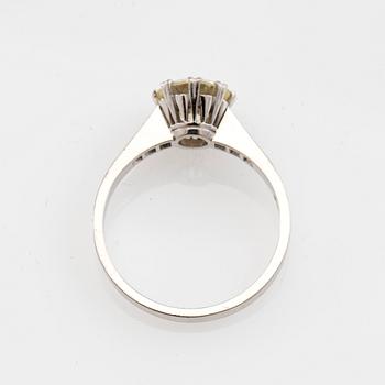Ring 18K white gold with diamonds approximately 1.62 ct in total, Gothenburg 1953.