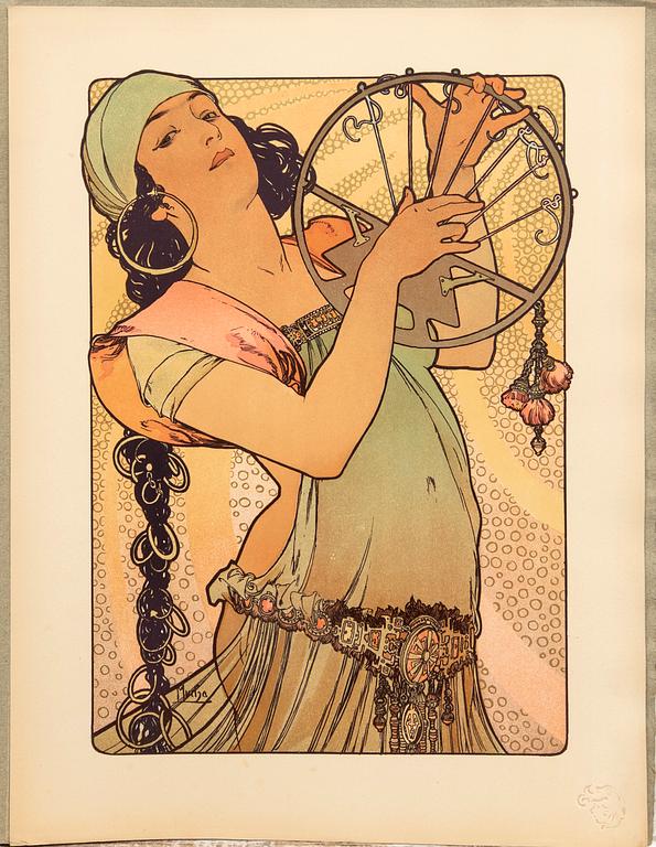 Alphonse Mucha, "Salomé".