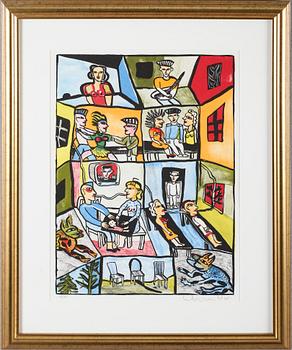 ULRICA HYDMAN-VALLIEN, färglitografi, signerad och numrerad 16/380.