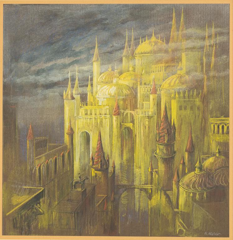 Robert Högfeldt, "Sagostaden".