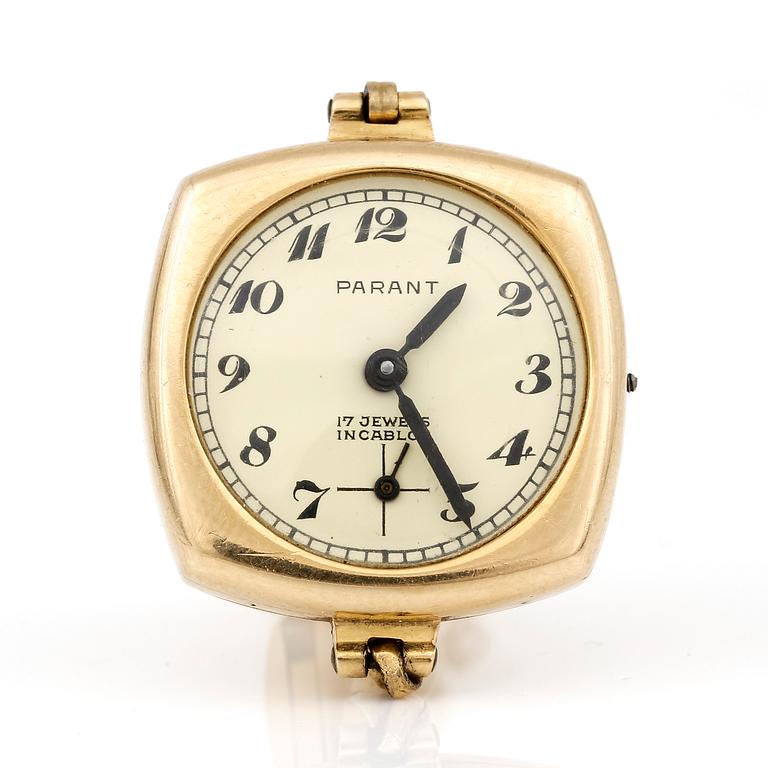 ARMBANDSUR, dam, 'Parant', 1900-tals mitt. 18K guld.